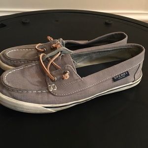 Grey Sperry Lounge Away Boat Shoe